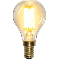 E14 LED Klar D45 4W 2100K 350lm Dimbar 0129-040-000